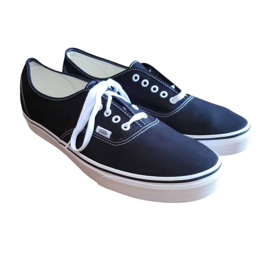 Brand New Vans Men's Black Canvas Sneakers Size 15 - Picture 2 of 7